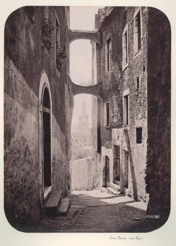 Pietro Guidi - San Remo, Via Palma, um 1870