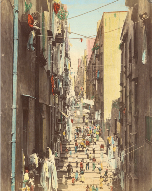 Giacomo Brogi - Vicolo del Pallonetto in Santa Lucia, um 1880