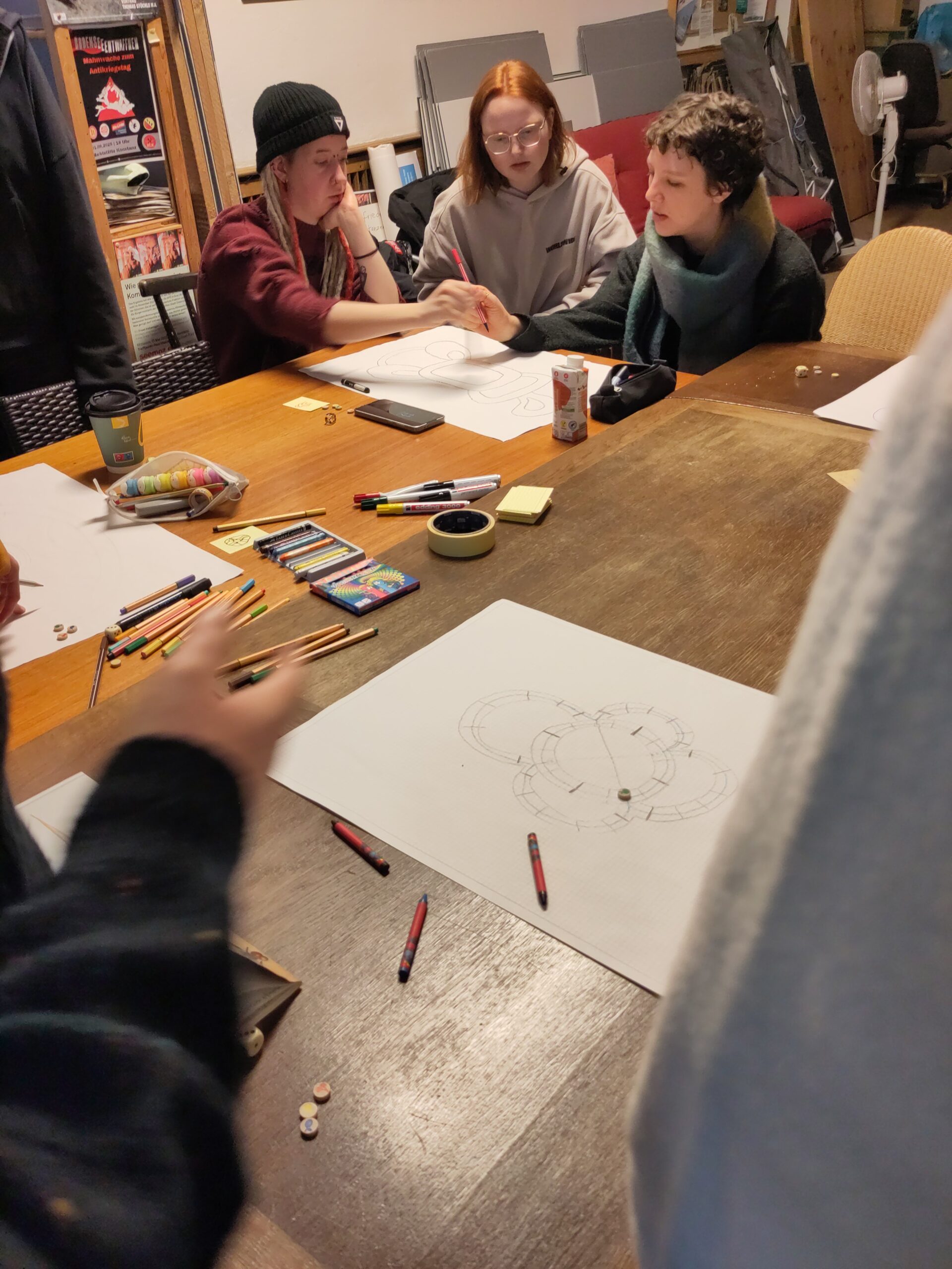 Gruppenarbeit im Seminar