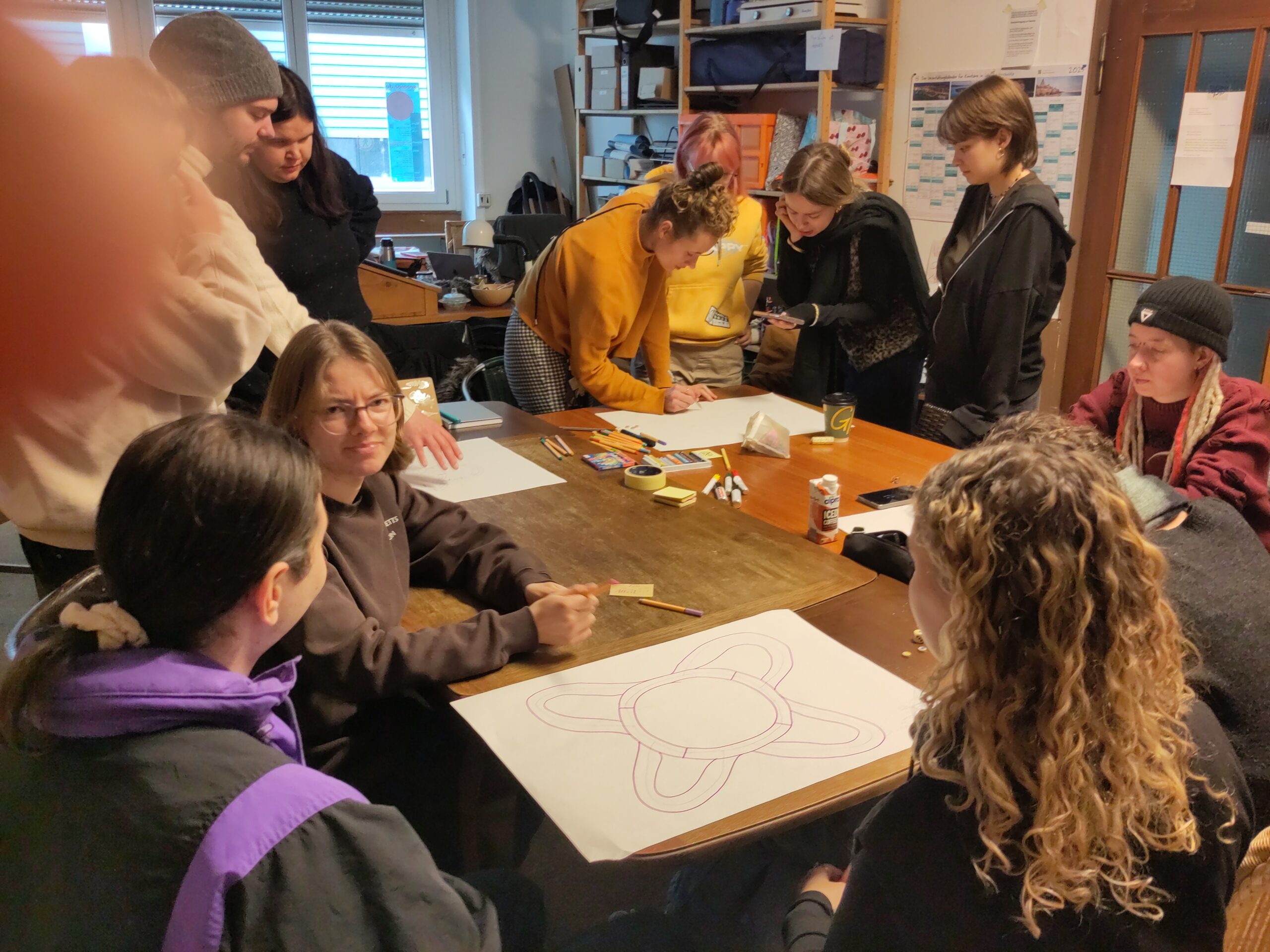 Gruppenarbeit im Seminar