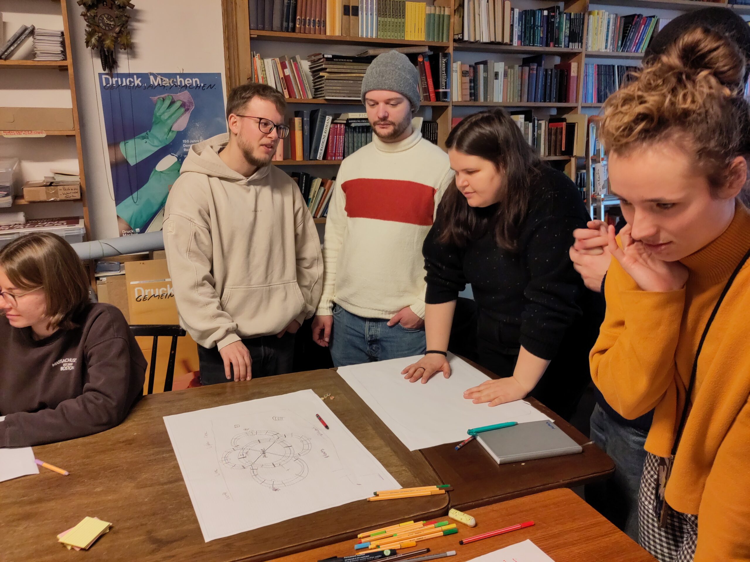 Gruppenarbeit im Seminar