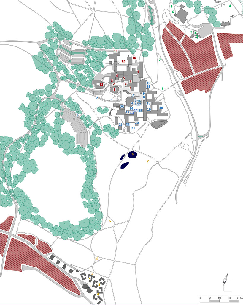 Gesamtkarte aller vier Touren